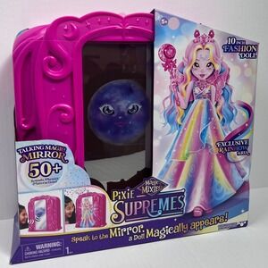 NIB Rare Magic Mixies Pixie Rainbow Aria 10 Inch Fashion Doll Talking Mirror